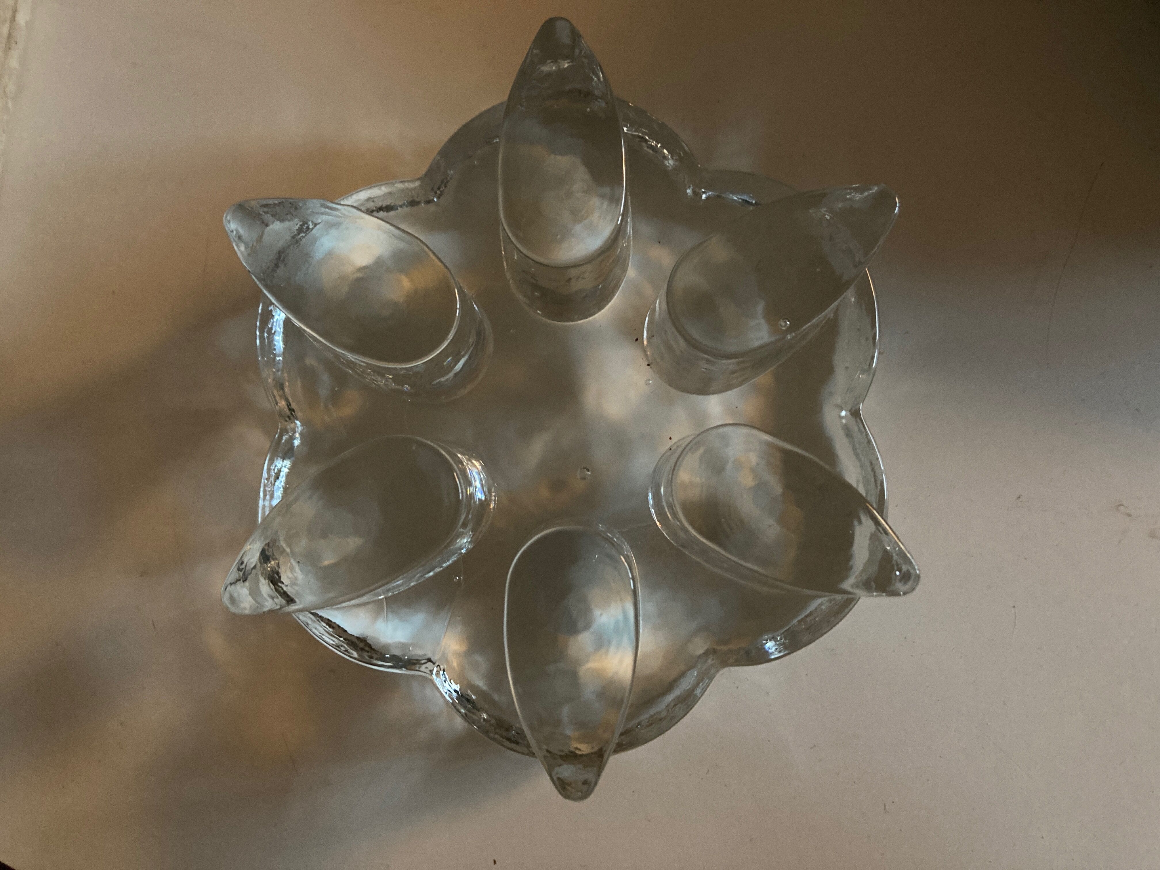 produit BHV Bougeoir Ice de Nybro forme goutte