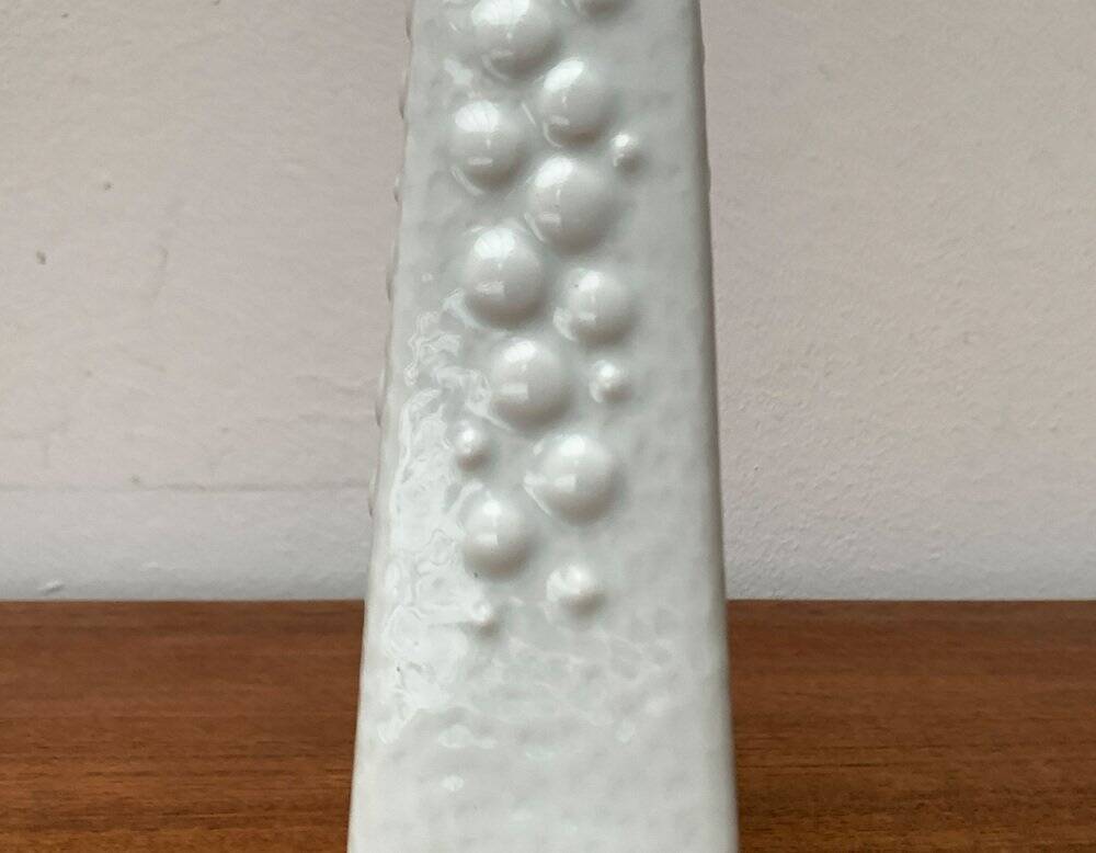 Vintage white porcelain vase from KPM Royal Porcelain, 1970s.