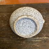 Old pitcher roberto rigon white ceramic polychrome decor vintage