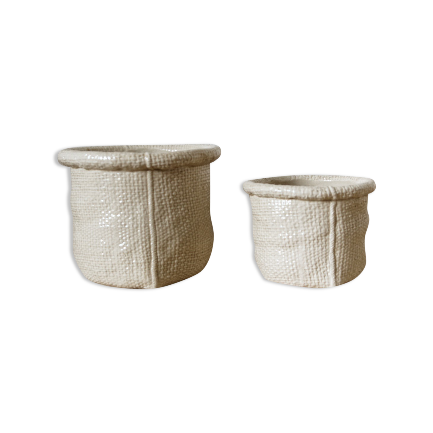 Pair of cache pots - Christian Dior