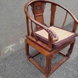 Fauteuil chinois fer à cheval
