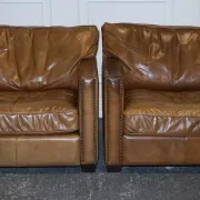Leather Armchairs Tanned by Timothy Oulton Viscount