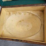 Ancien coffre malle ou boite de rangement du xix ème siecle