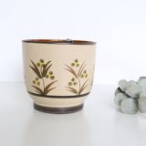 Antique ceramic pot cover, vintage