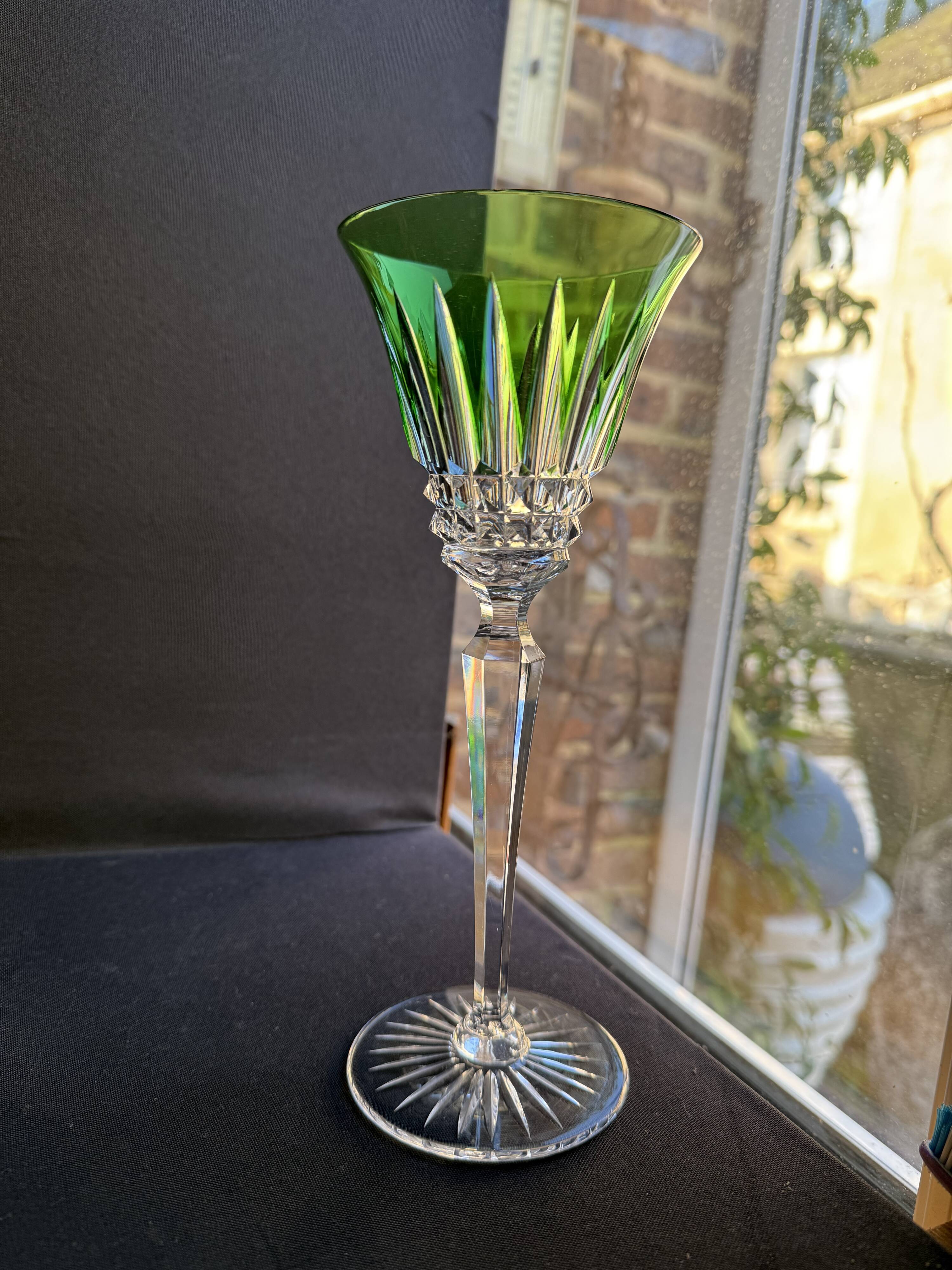 6 Wine Glasses – Double Crystal