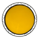 Plateau verre jaune 1960Plastofix