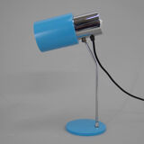Mid-century blue table lamp by Napako, 1970s