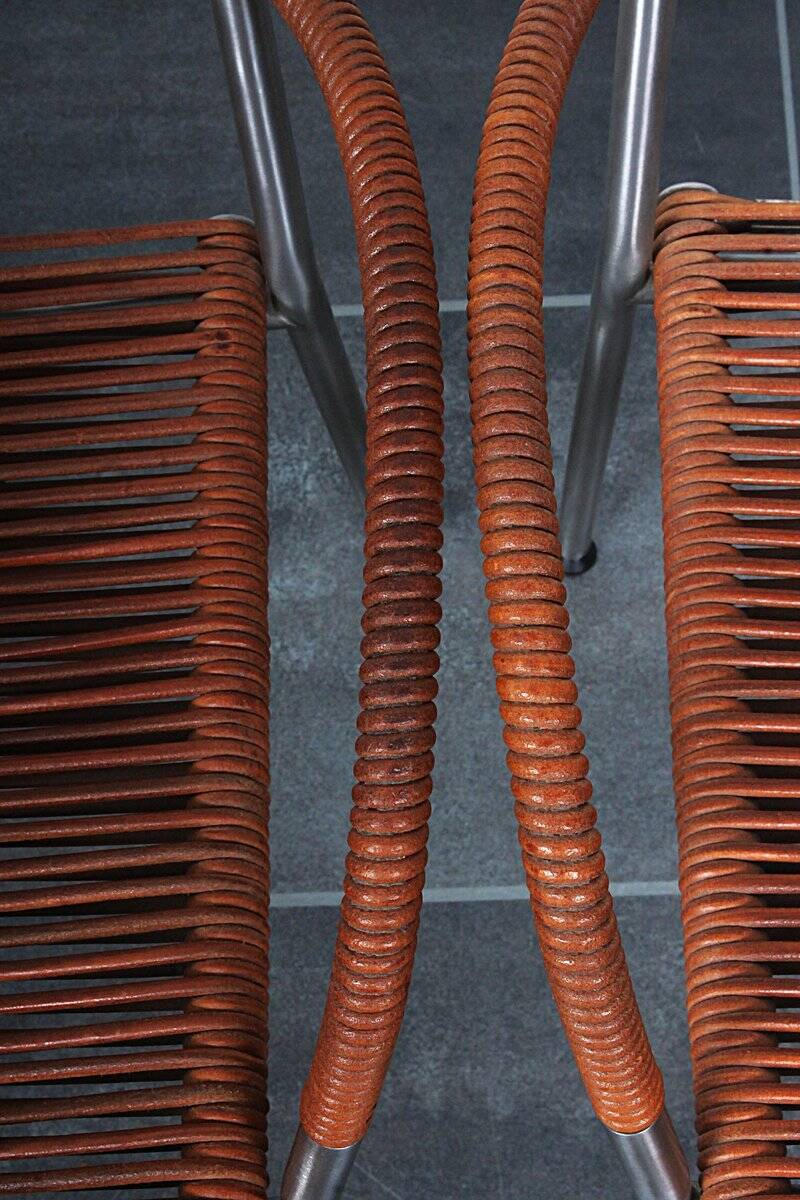 Miss B chairs by Tito Agnoli for Pierantonio Bonacina, 1980s, set of 2