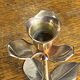 Brass flower candle holder