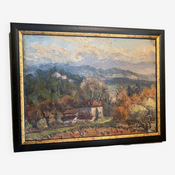 Tableau peintre provencal Devouassoux