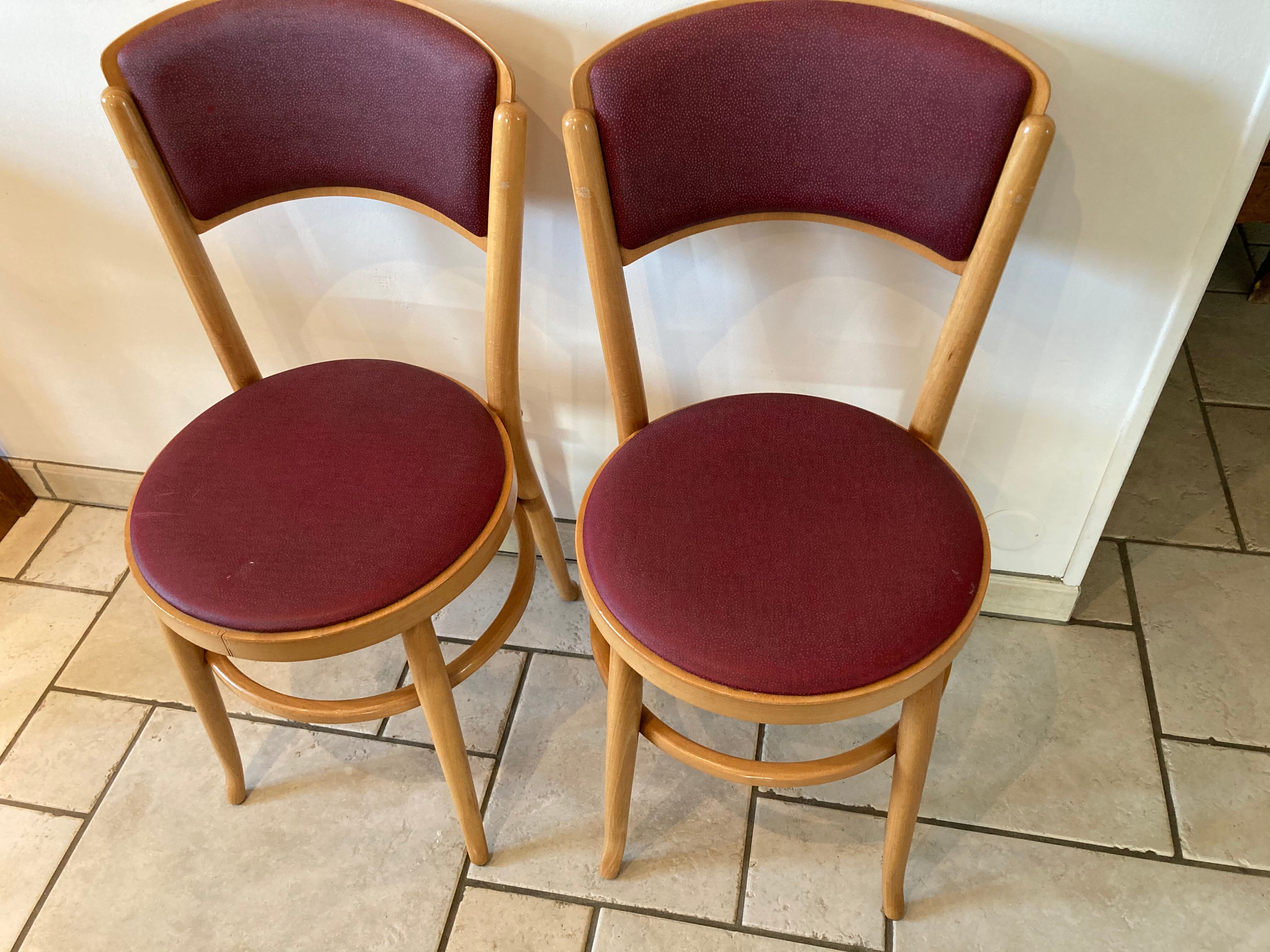 Pair of Baumann chairs