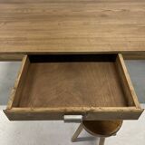 Oak and pine farmhouse table