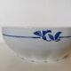 Salad bowl, porcelain bowl Creil et Montereau blue flower