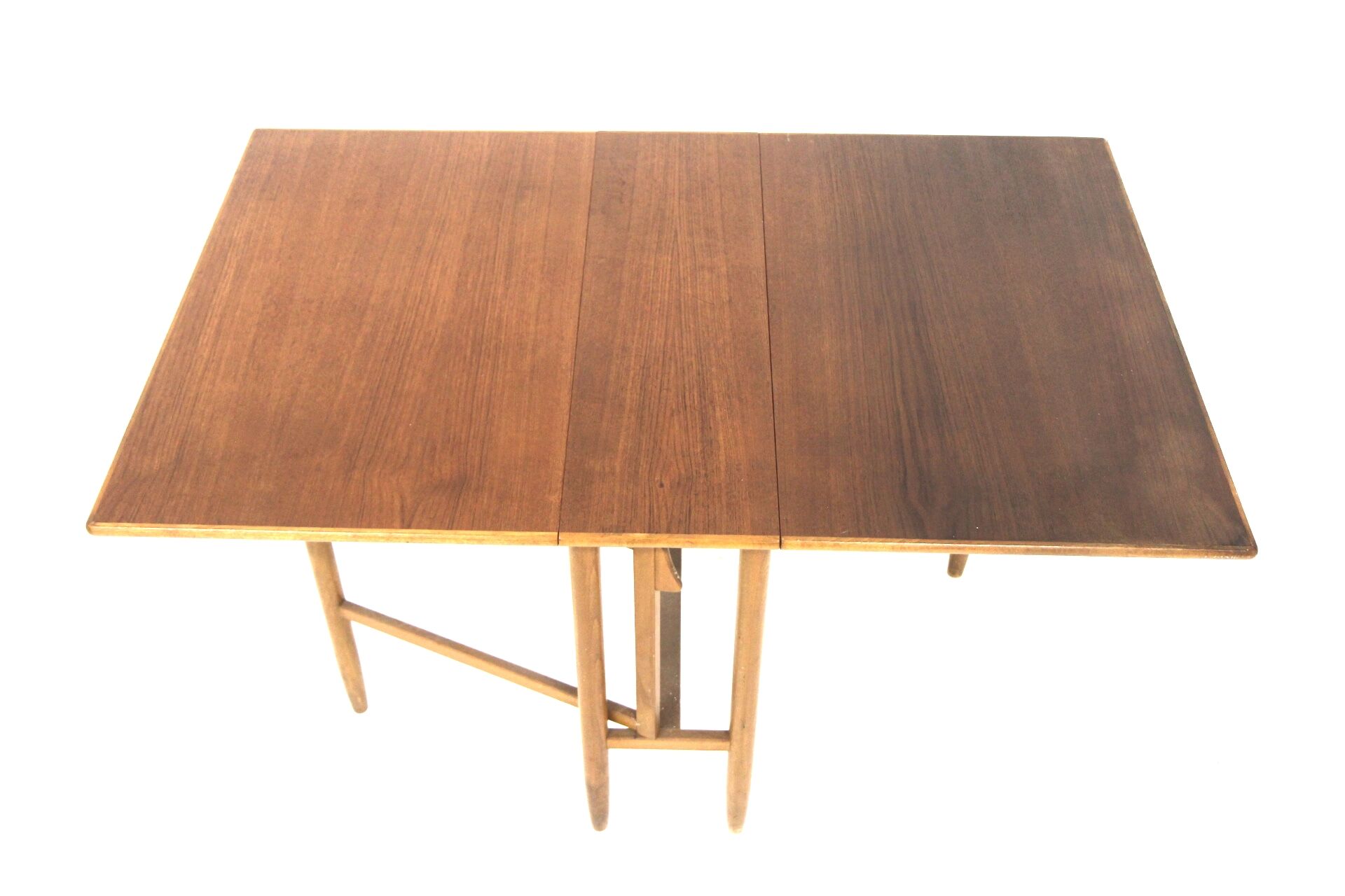Teak drop-leaf dining table, "Pedro" K-O Westberg, Sweden, 1950