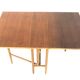 Teak drop-leaf dining table, "Pedro" K-O Westberg, Sweden, 1950