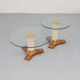 Tables de style Art Déco par Thörmer des années 1980