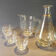 Water service or orangeade carafes and glasses