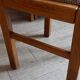 Set of 6 vintage solid elm chairs.