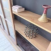 XXL industrial sideboard with glass doors