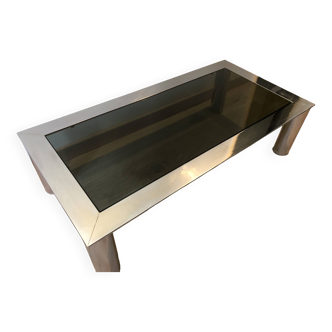 Vintage Sergio MAZZA style coffee table, 1970s