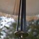 Vintage Sèvres crystal and wrought iron floor lamp from the 1950s