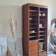 Meuble de métier - classeur à rideau double - vintage