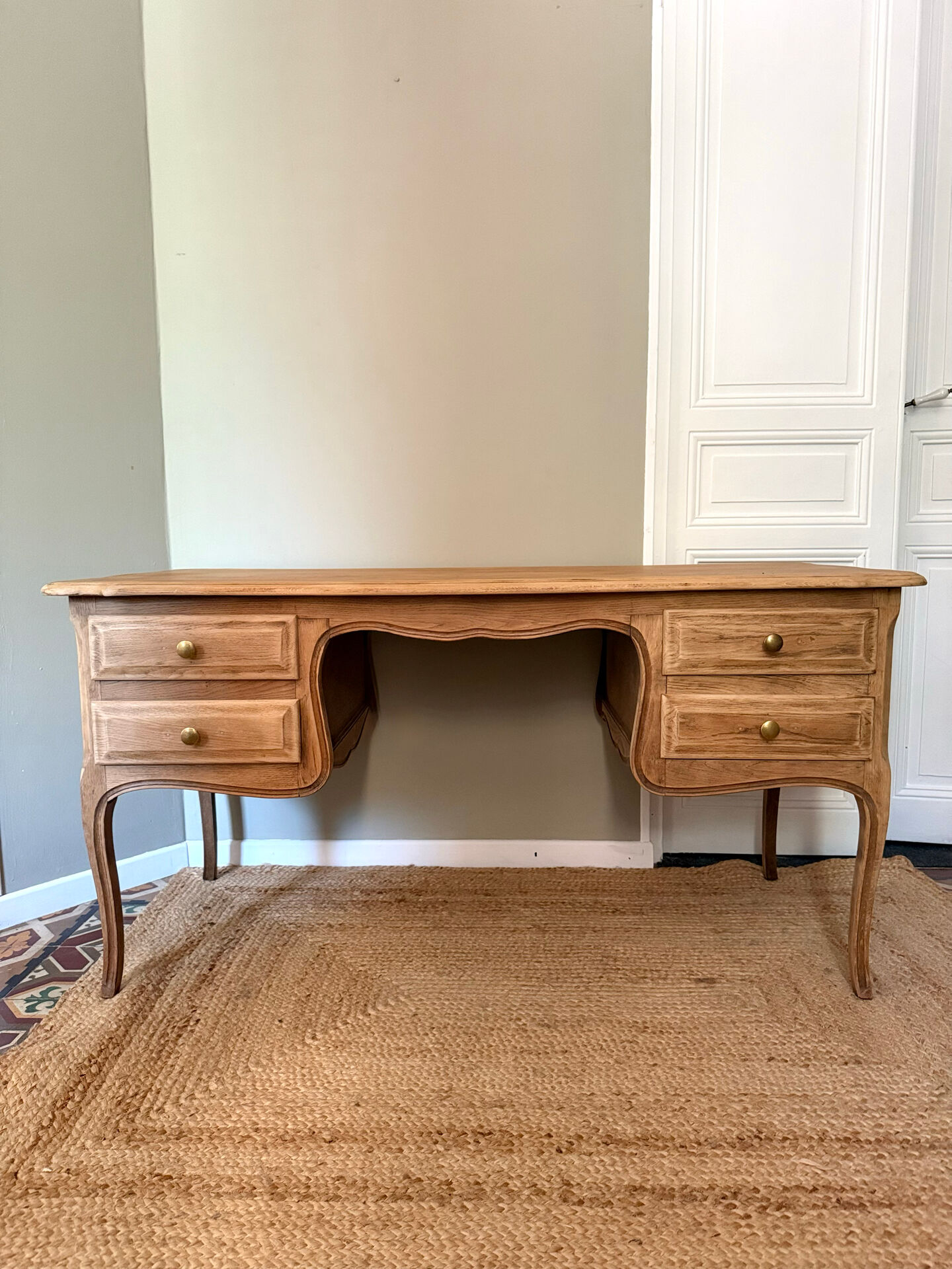 Bureau de ministre en chêne
