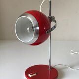 Vintage red eye ball lamp 1970