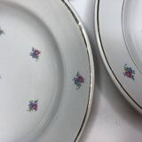 Porcelain flower soup plate