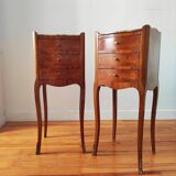 Pair of Louis XV style bedside tables