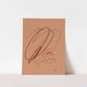 Abstract lines giclee print, 50x70 cm
