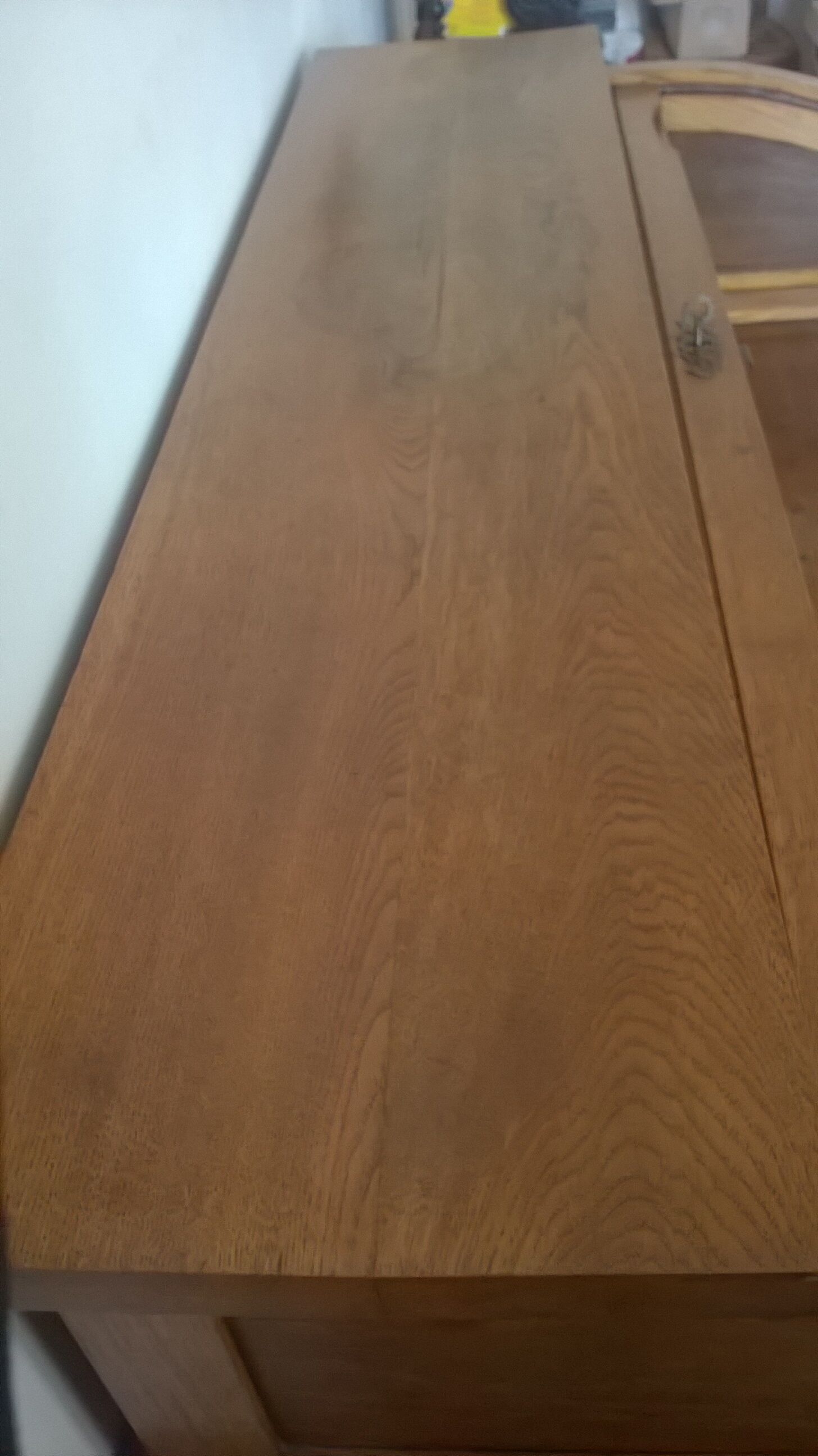 American desk with oak curtain