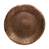 Copper oriental tray