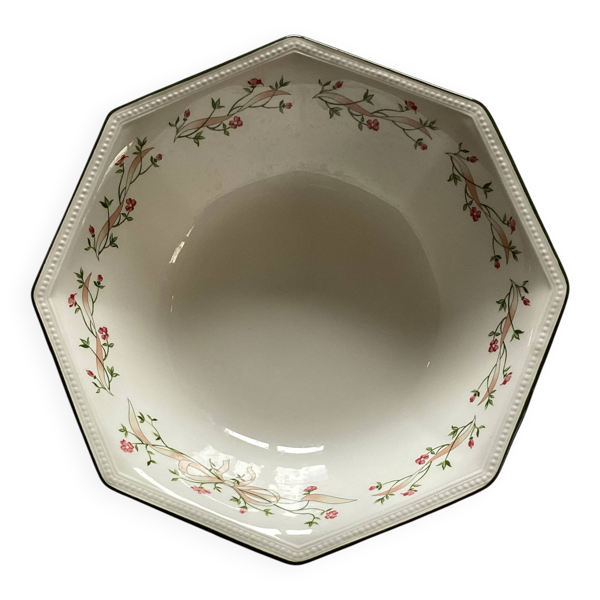 Johnson Brothers octagonal bowl dimensions: height - 7.5 cm -