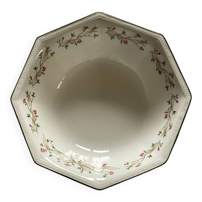 Saladier Johnson Brothers octogonal dimensions : hauteur -7,5 cm -