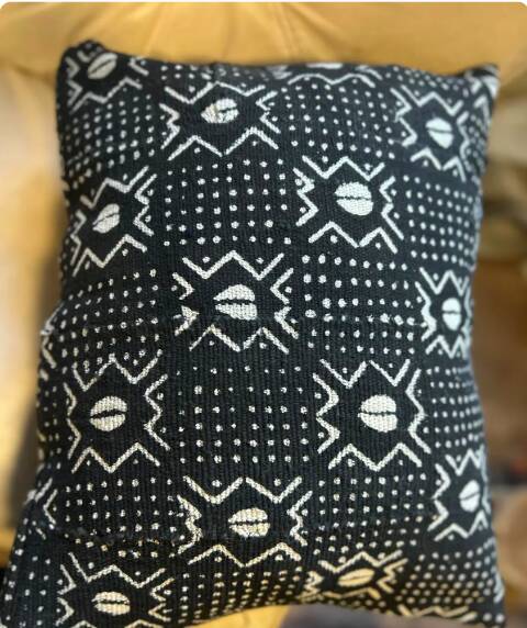 Bogolan Cushion - Handmade Malian Textile