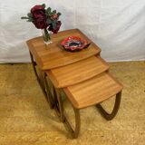 Mid century retro vintage teak Nest of Tables by Nathan 1960 British Qualit