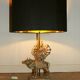 Shiva lamp in bronze.