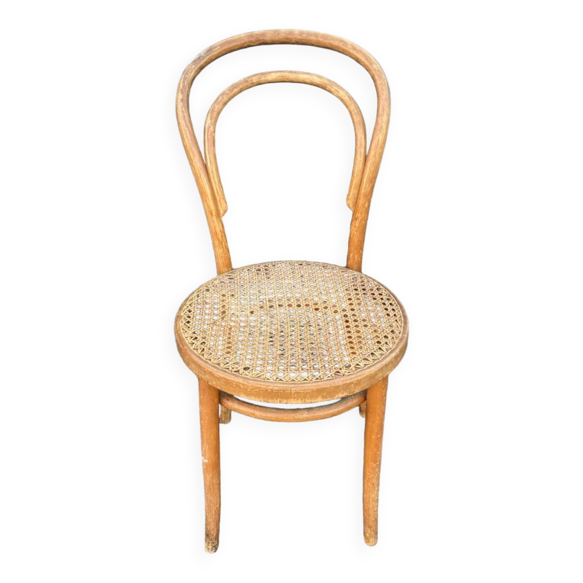 Radomsko style Thonet Baumann curved wood bistro chair