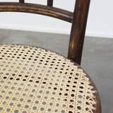 Set of 2 original vintage Thonet bistro design chairs