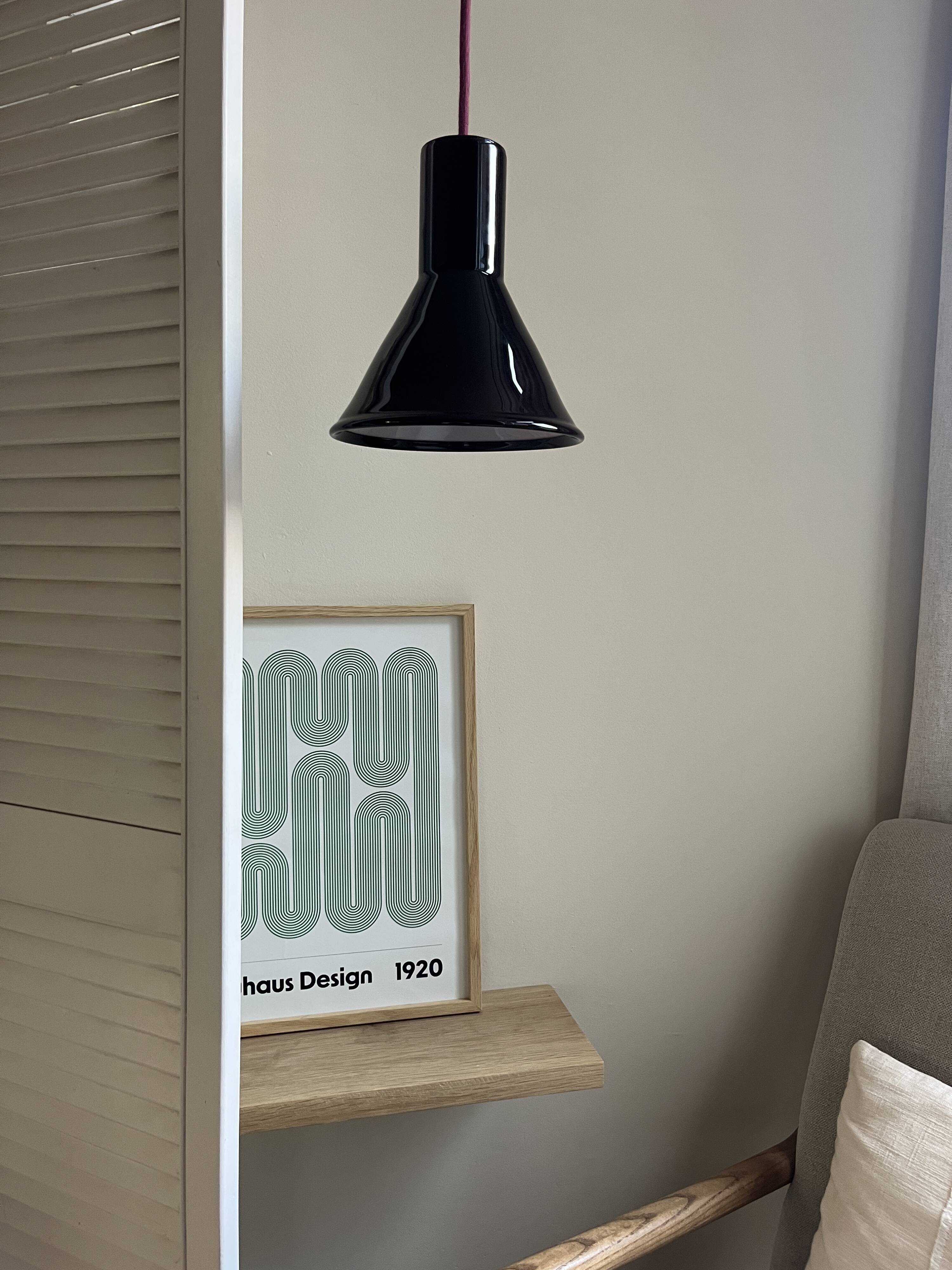 Vintage Holmegaard P&T Pendant - Michael Bang - Danish design lamp