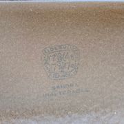 Set of 6 sandstone plates-Manufacture Niederviller