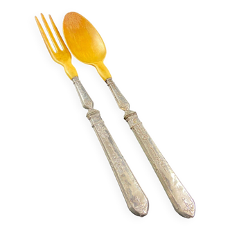 Salad service silver handles 19th century Restoration
