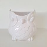 White owl planter