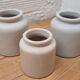 Lot 3 old sandstone pots