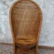 Fauteuil rotin style Emmanuelle 1970's