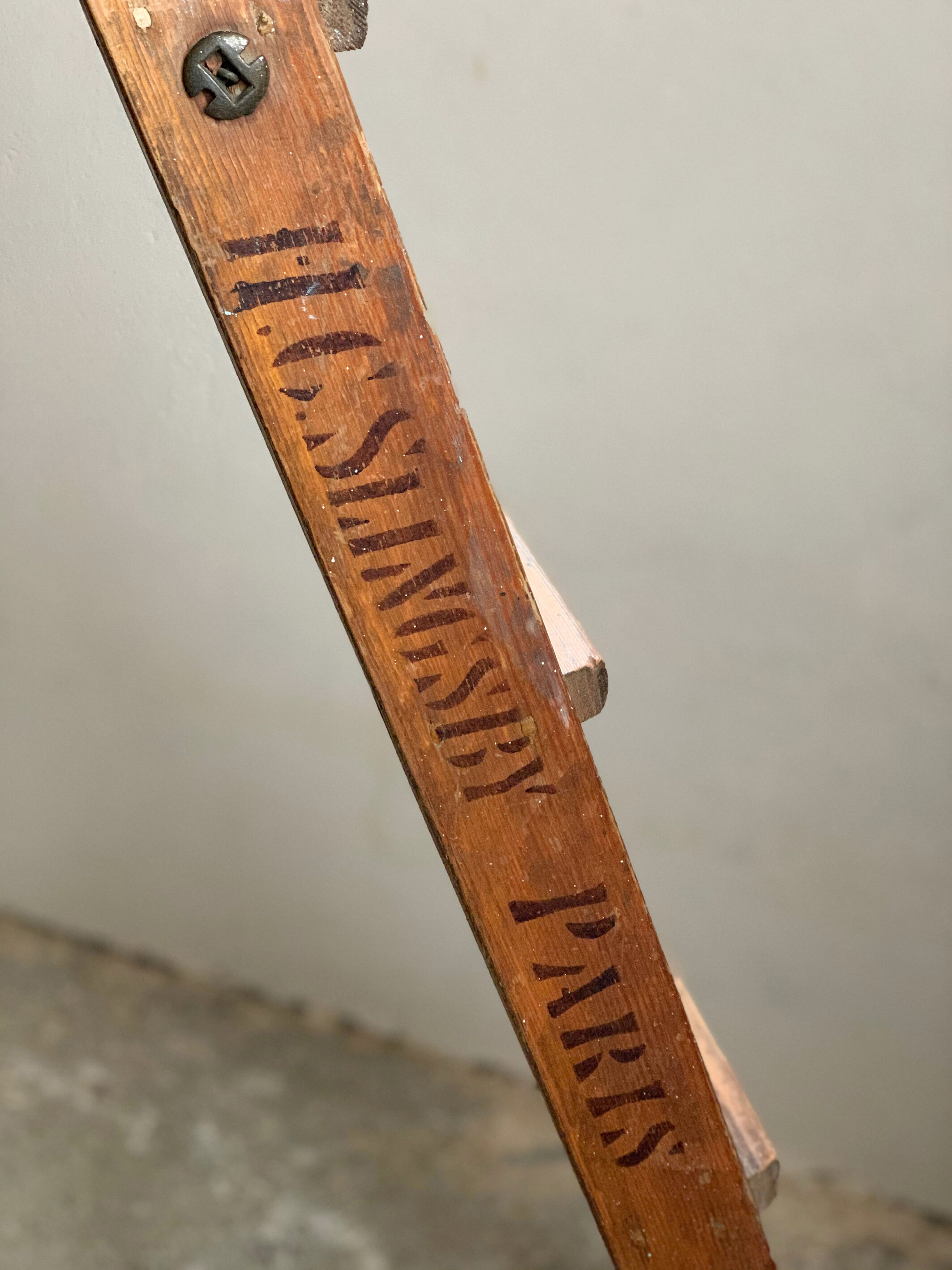 Former Slingsby wood workshop stepladder - 7 steps - english