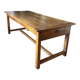 Table de ferme antique en chêne