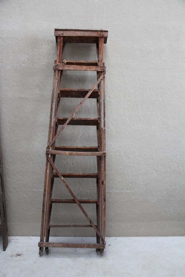 Ancienne échelle de peintre