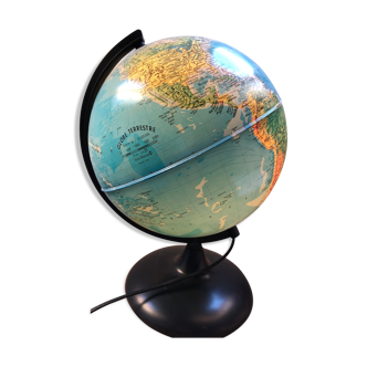 Bright world map